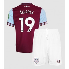 West Ham United Edson Alvarez #19 Heimtrikot 2024-25 Kurzarm (+ kurze hosen)